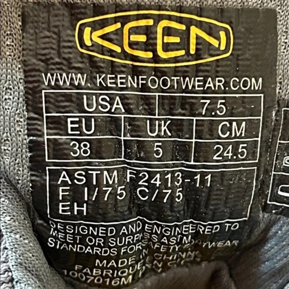 Keen Detroit XT Waterproof Steel Toe Work Boots Brown Leather Womens Size 7.5 - Picture 2 of 10